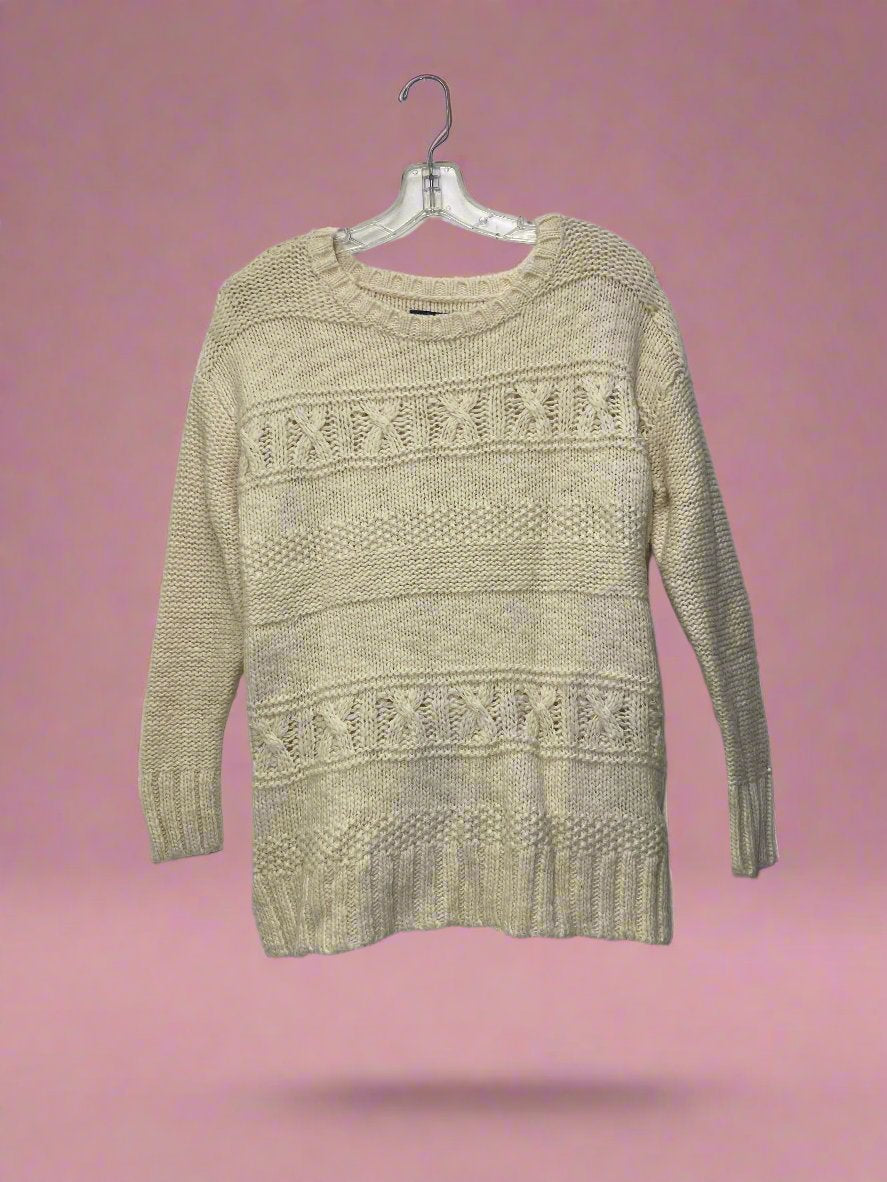 American Eagle - Beige - Heavy Knit Sweater - Size S