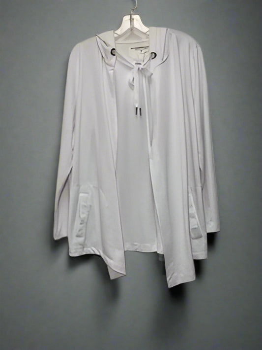 TheSweatshirtProject - White - Hooded - Open Cardigan - Size M