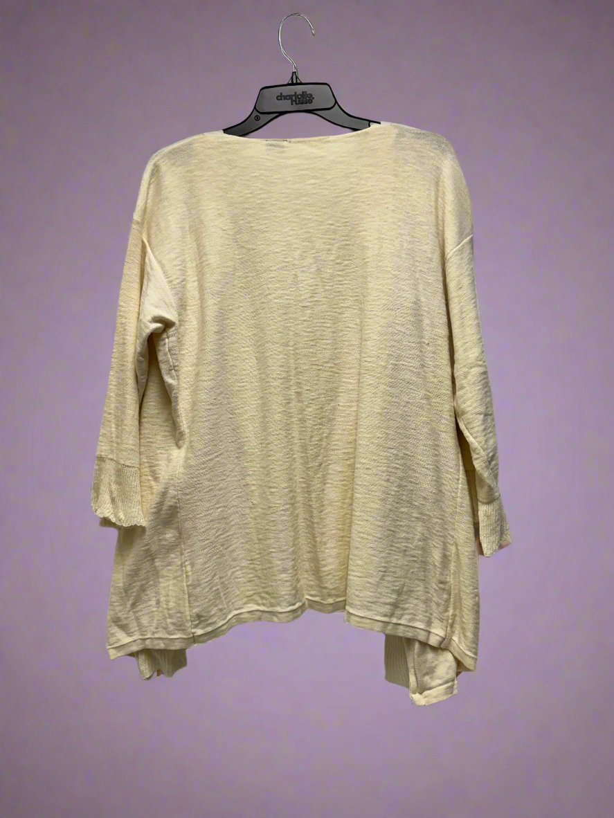 BostonDesignStudio - Cream - SS Tank&Cardigan - Size XL