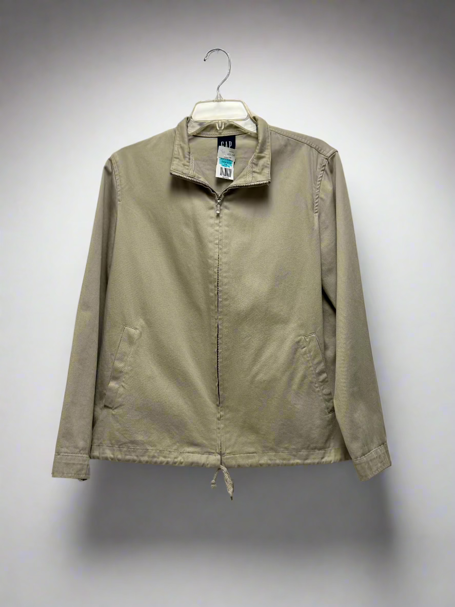 Khaki Gap ZipUp Jacket, M