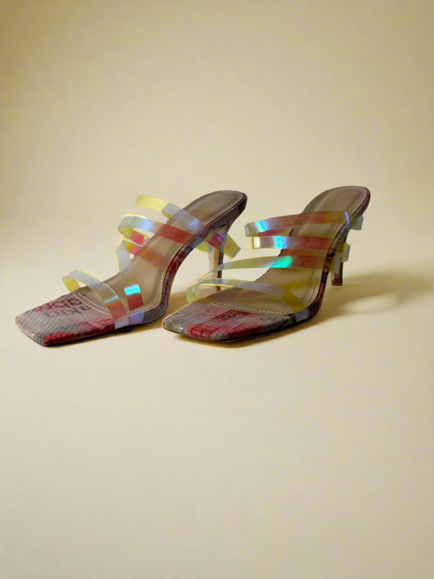 Pinks Cathy Din Iridescent Heels, 9