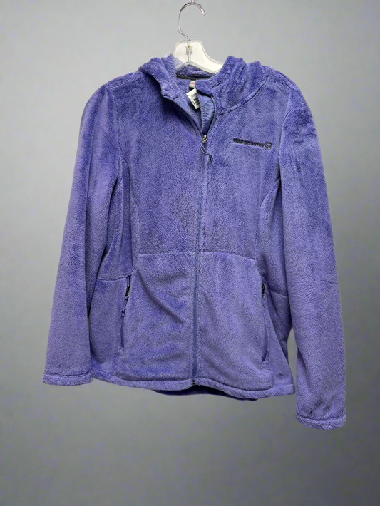 Free Country - Purple - Hooded Fleece Zip Up - Size L