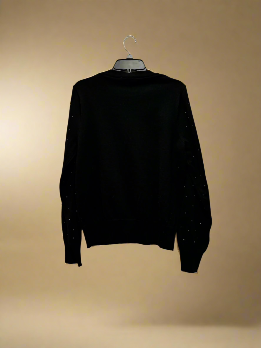 nanette lepore - Black - LS Sparkle Sweater - Size XL