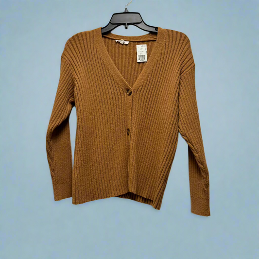 Pleione - Tan - LS Cardigan - Size L