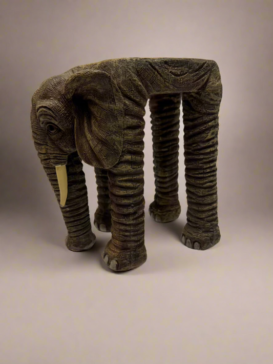 - Brown - Elephant Riser / Plant Stand - Size S