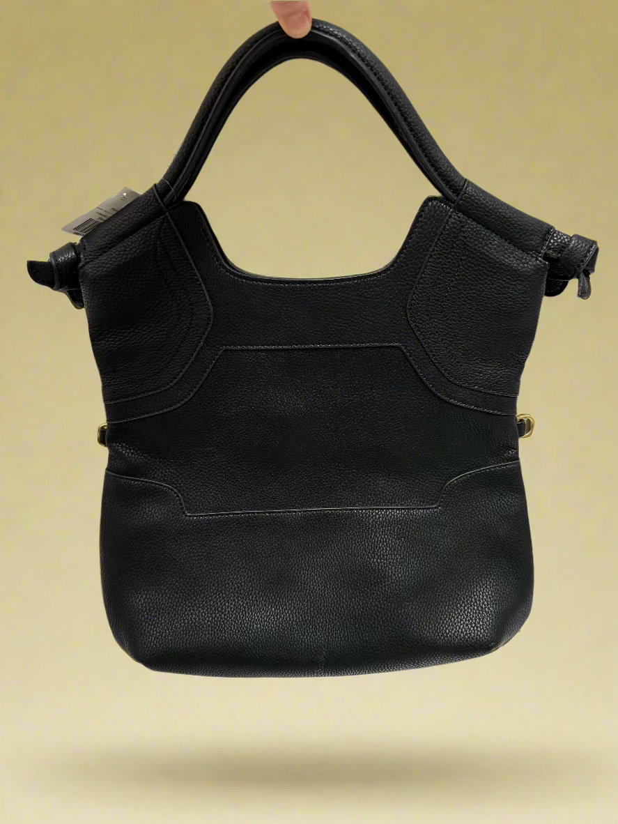 Black Foley&Corinna Leather "Disco City Crossbody" (no strap)