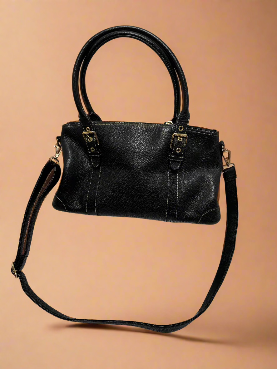 Black Dooney & Bourke Vintage Shoulder/Crossbody, L