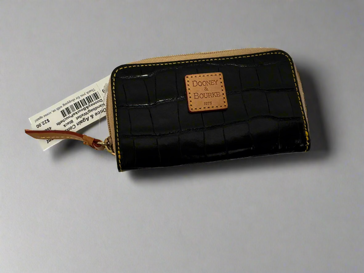 Black&Tan Dooney & Bourke Wallet, Tiny